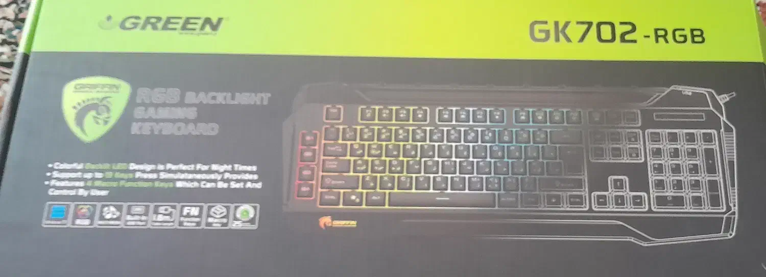 کیبورد گیمینگ قیمتش تو شهر میدن ۱.۷ مفت گذاشتم|قطعات و لوازم جانبی رایانه|شهرکرد, |دیوار