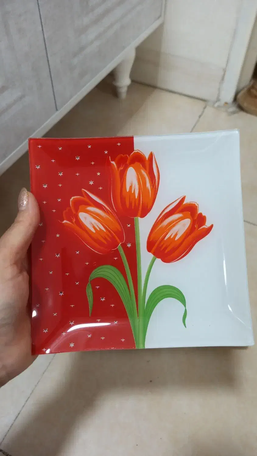 سرویس پذیرایی اوپال قدیمی طرح بانو و گل|ظروف سرو و پذیرایی|اهواز, نبوت|دیوار