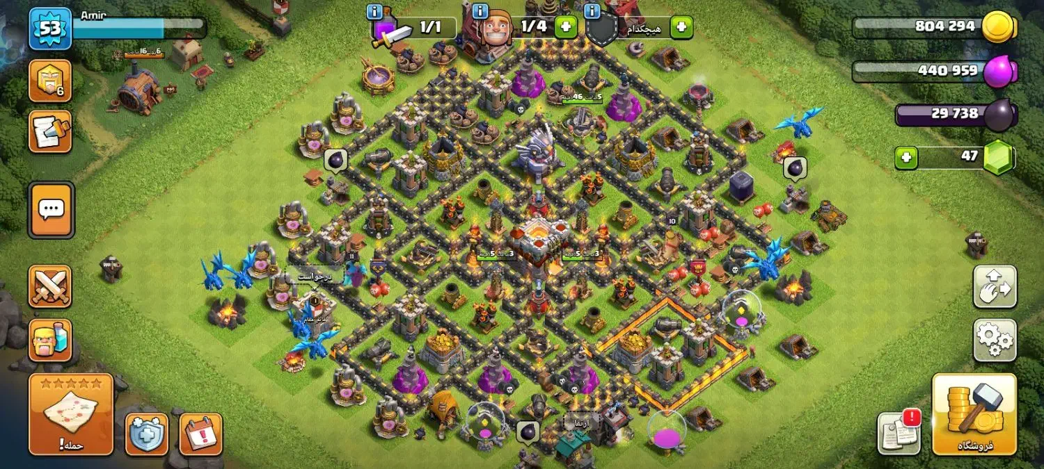 چند عدد کیمدی۲۰۲۶ اصل و اکانت کلش آف کلنز|کنسول، بازی ویدئویی و آنلاین|آران و بیدگل, |دیوار