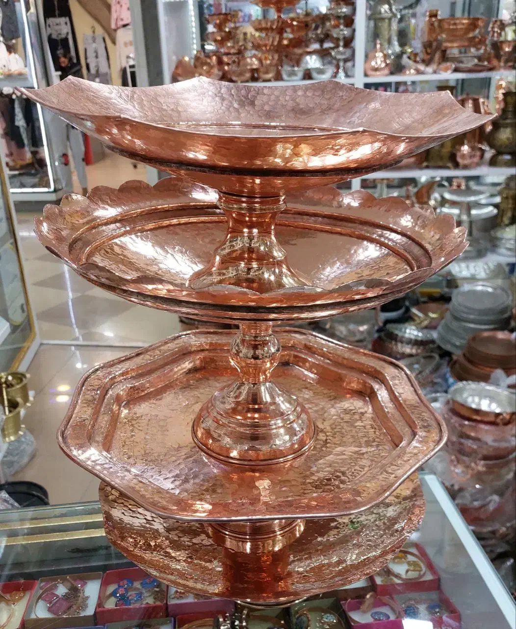 فروش انواع ظروف مسی دست ساز و شرکتی|ظروف سرو و پذیرایی|خرمدره, |دیوار