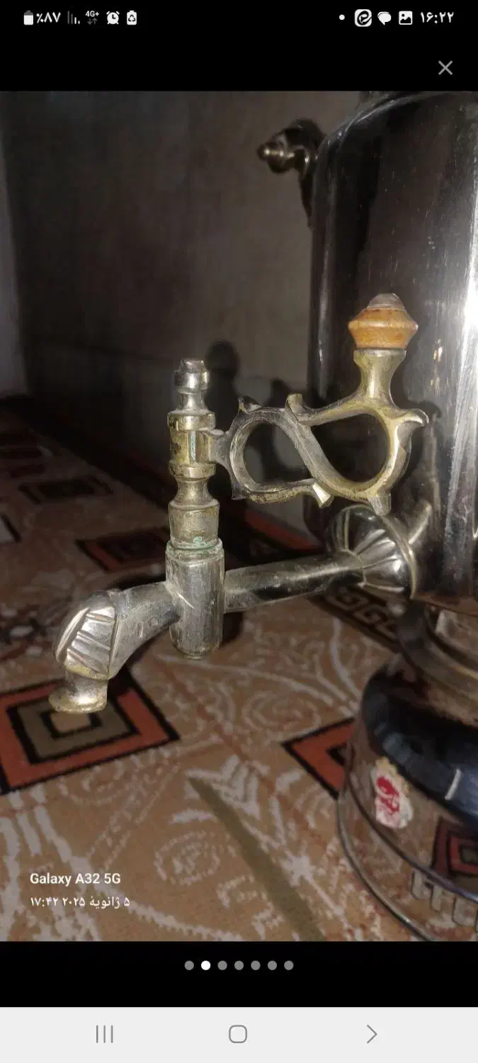 سماور  قدیمی گازسوز|سماور، چای‌ساز، قهوه‌ساز|قم, شاه ابراهیم|دیوار