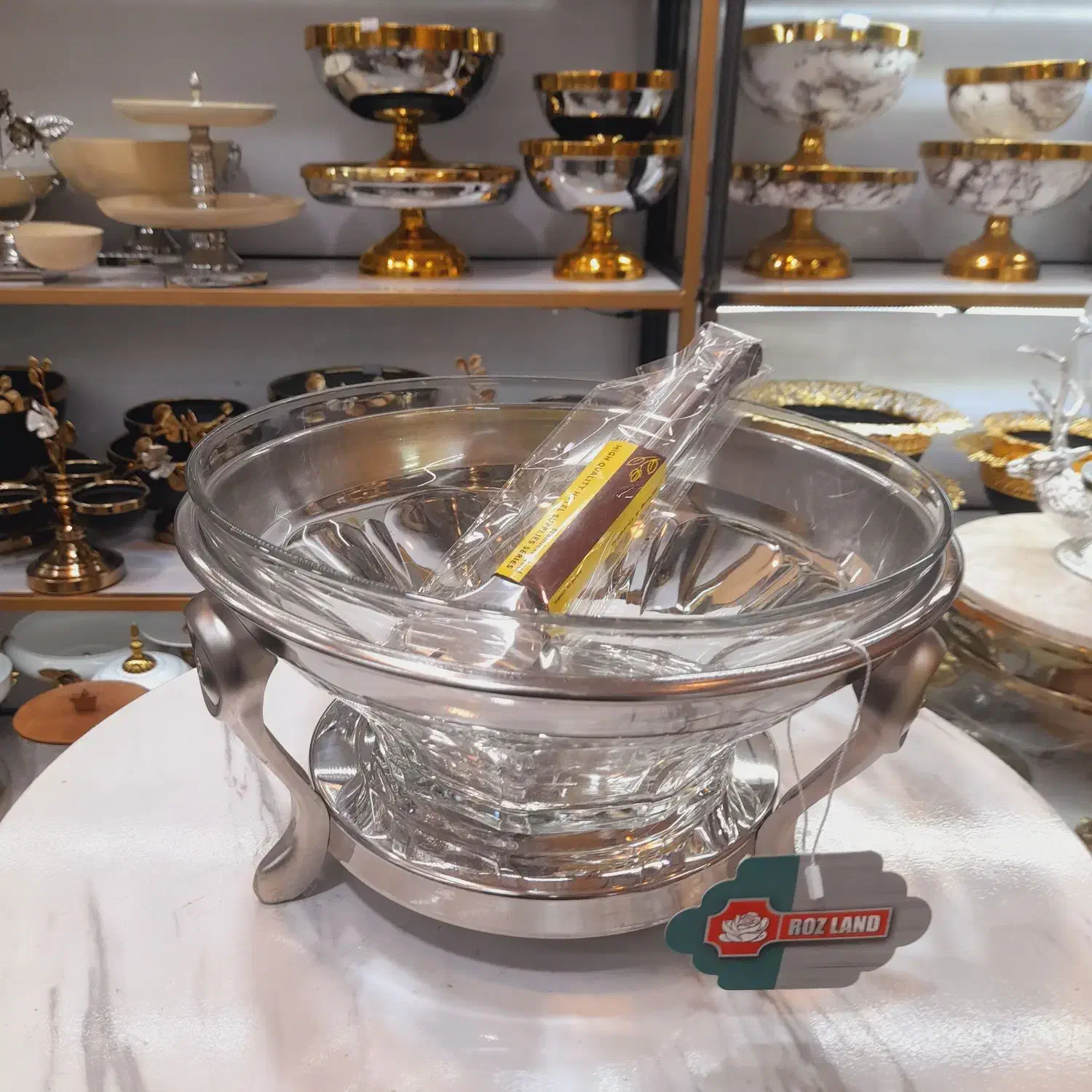 سوفله استیل حلقه نگین|ظروف سرو و پذیرایی|مشهد, دانش|دیوار