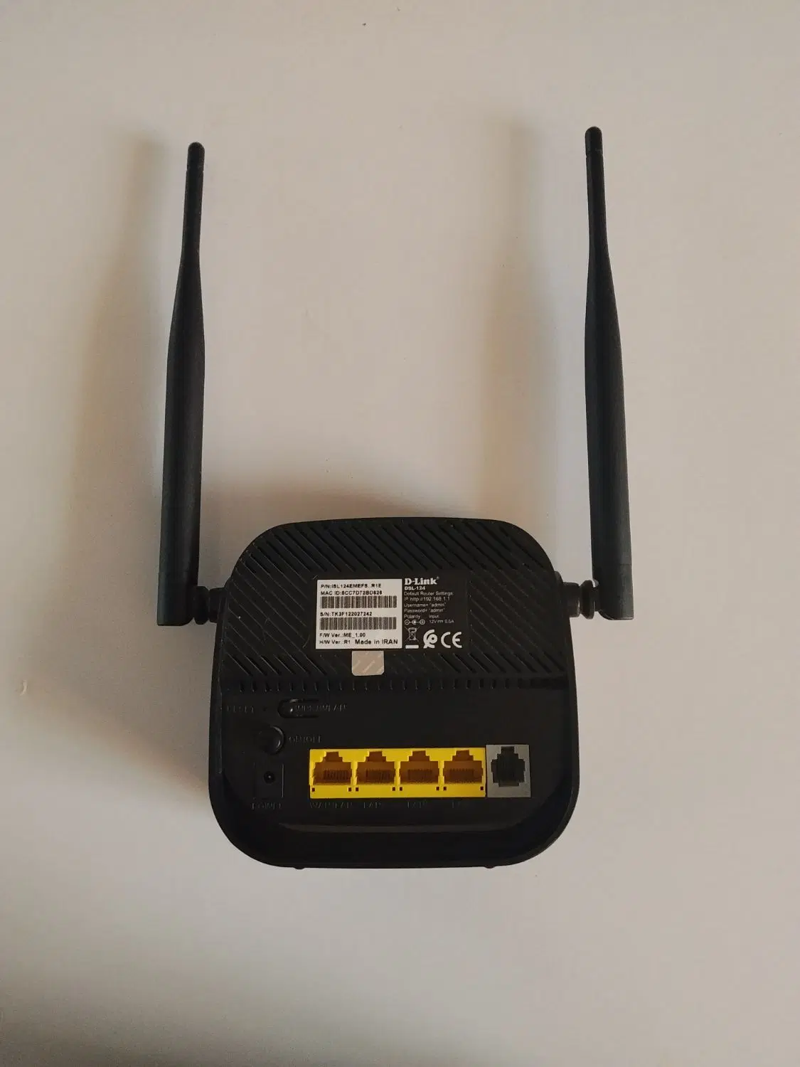 مودم Dlink ADSL 124|مودم و تجهیزات شبکه|نورآباد ممسنی, |دیوار