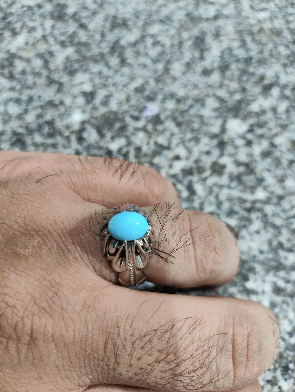 انگشتر فیروزه نیشابور|جواهرات|تهران, سنگلج (شاپور)|دیوار