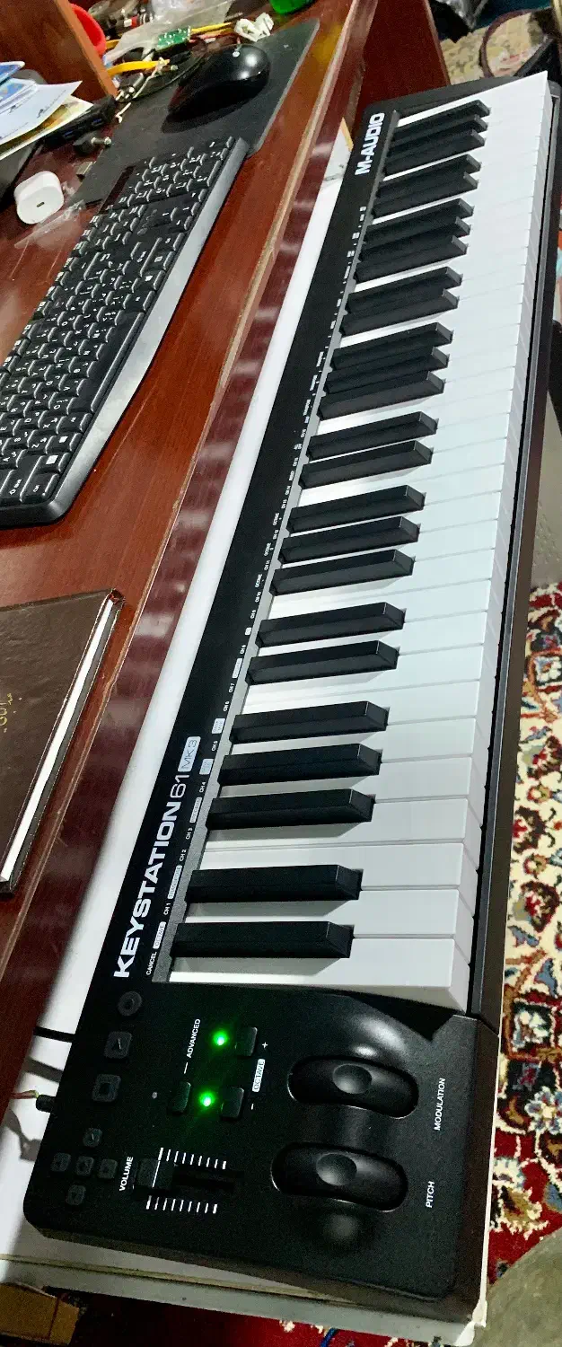 میدی کنترلر ۵ اکتاو - M-Audio Keystation 61 MK3|پیانو، کیبورد، آکاردئون|ساری, |دیوار