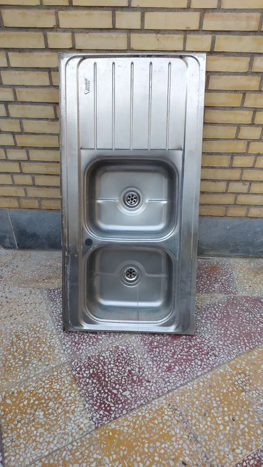 سینک ضرفشویی دو قلو|مصالح و تجهیزات ساختمان|بهبهان, |دیوار