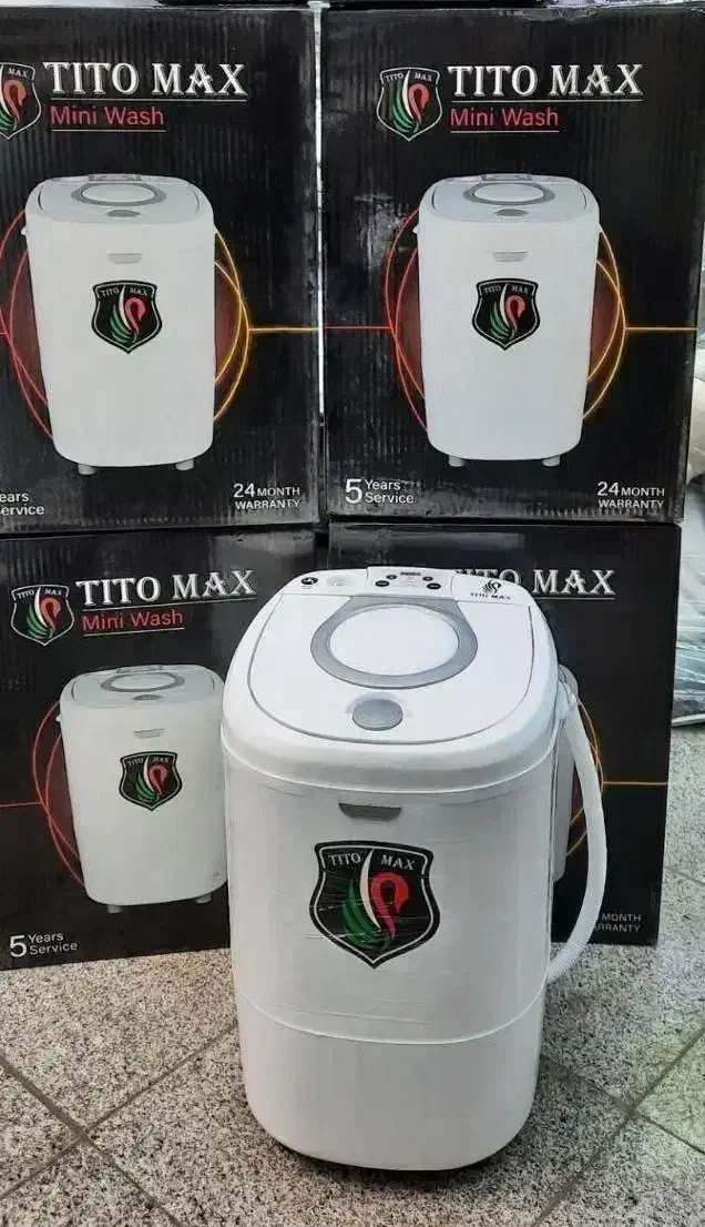 مینی واش 3.5کیلویی تیتو مکس خشک کن دار لمسی|ماشین لباسشویی و خشک‌کن لباس|مشهد, گلشور|دیوار