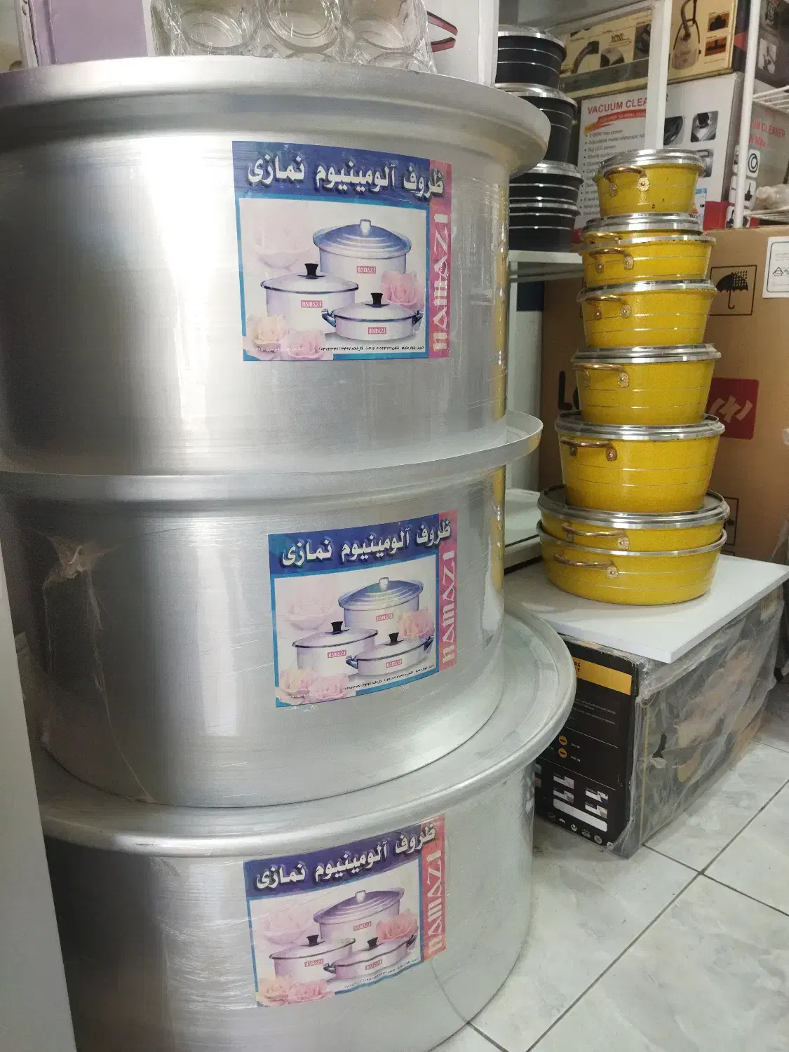 قابلمه سایز بزرگ و کوچک|ظروف پخت‌وپز|بناب, |دیوار