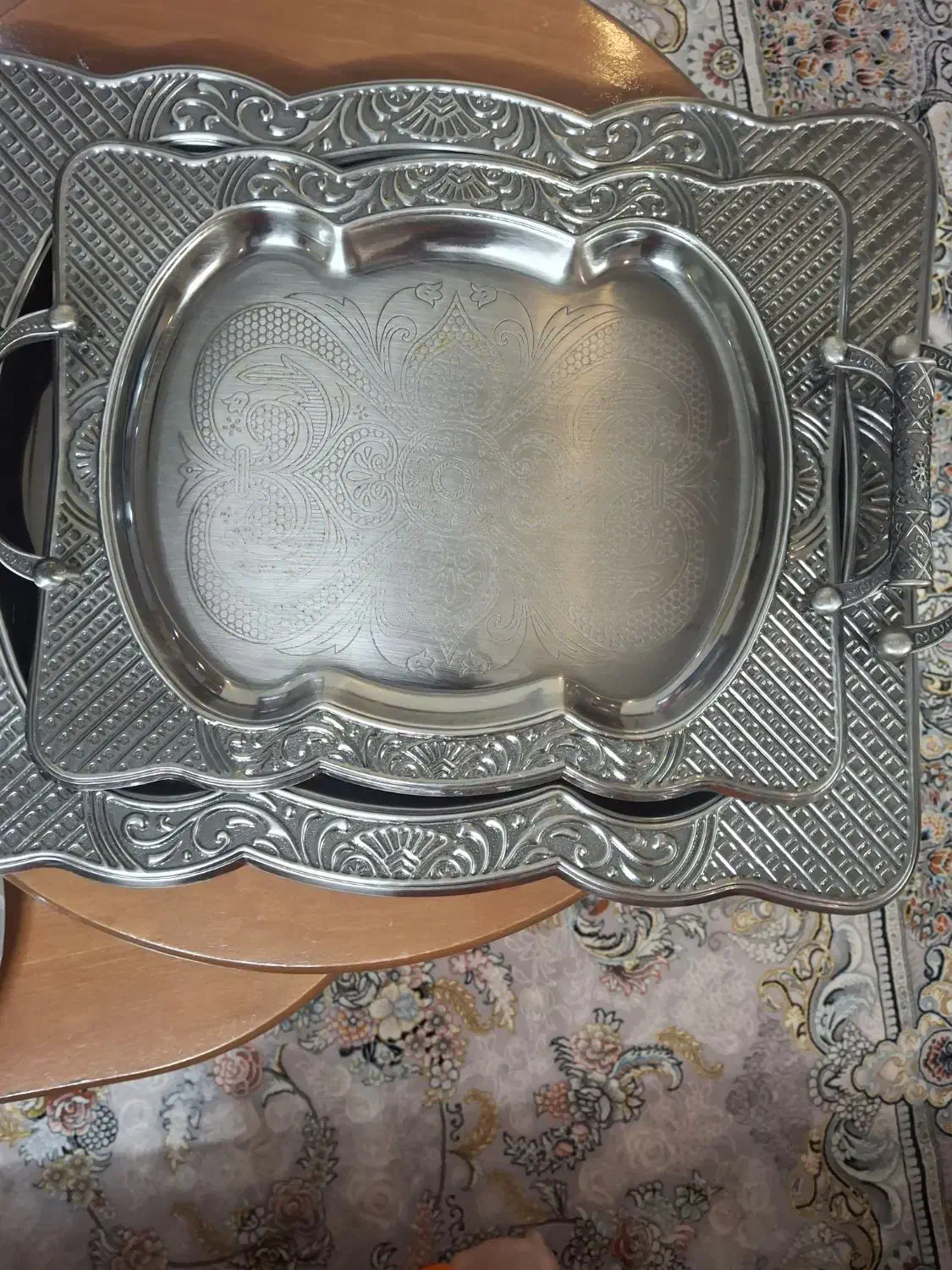 سینی چایخوری|ظروف سرو و پذیرایی|قرچک, مهدیه|دیوار