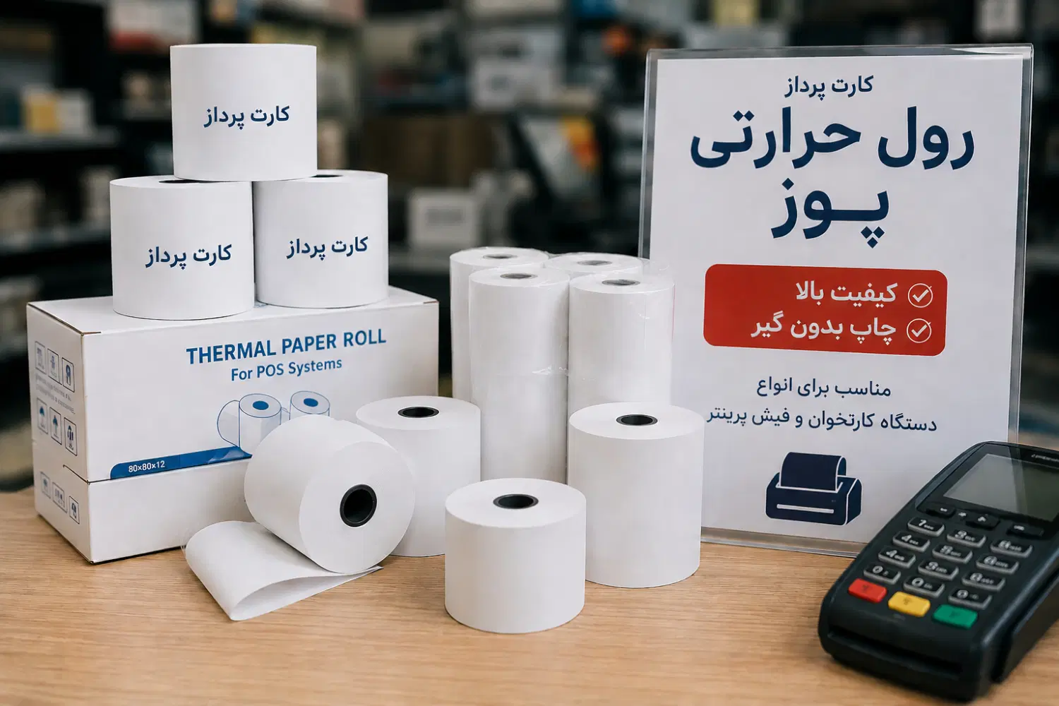 فروش خرید رول کاغذ حرارتی پوز فیش پرینتر 8 6 سانت|لوازم التحریر|تهران, فلسطین (میدان انقلاب)|دیوار