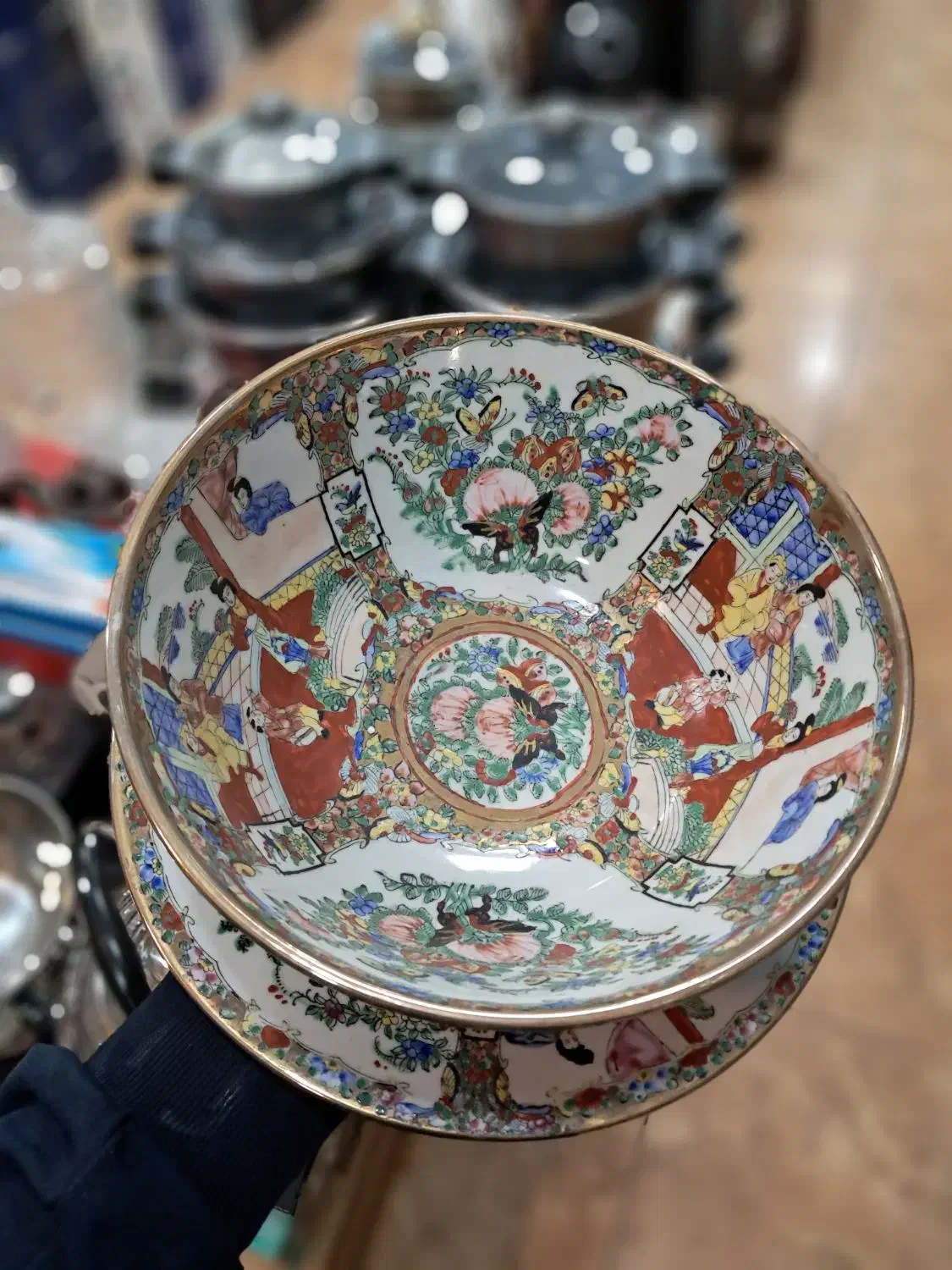 اجناس قدیمی کاسه بشقاب مرغی|ظروف سرو و پذیرایی|یزد, |دیوار