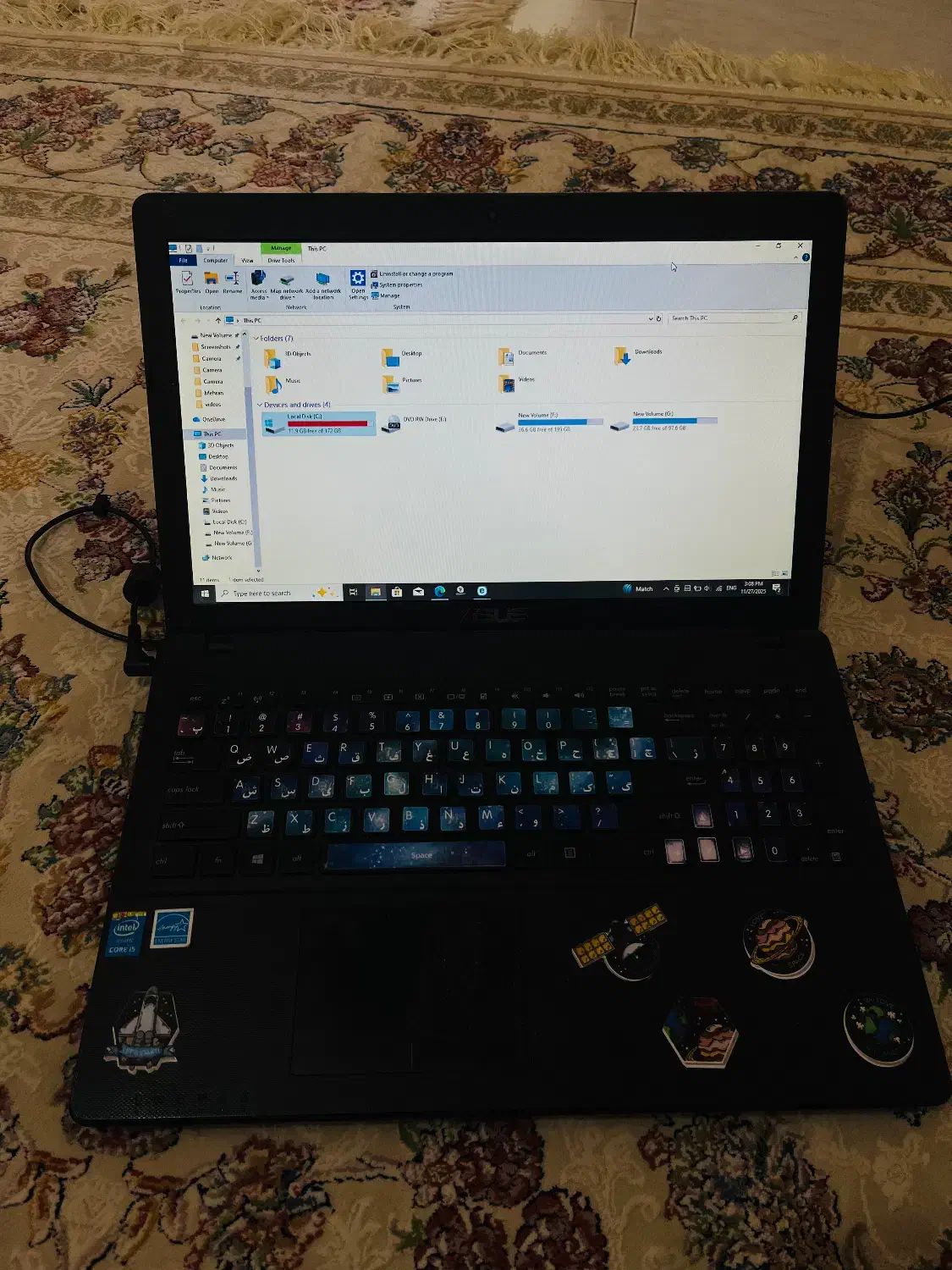 لپ‌تاپ ASUS X550LA سالم|رایانه همراه|کرمانشاه, |دیوار