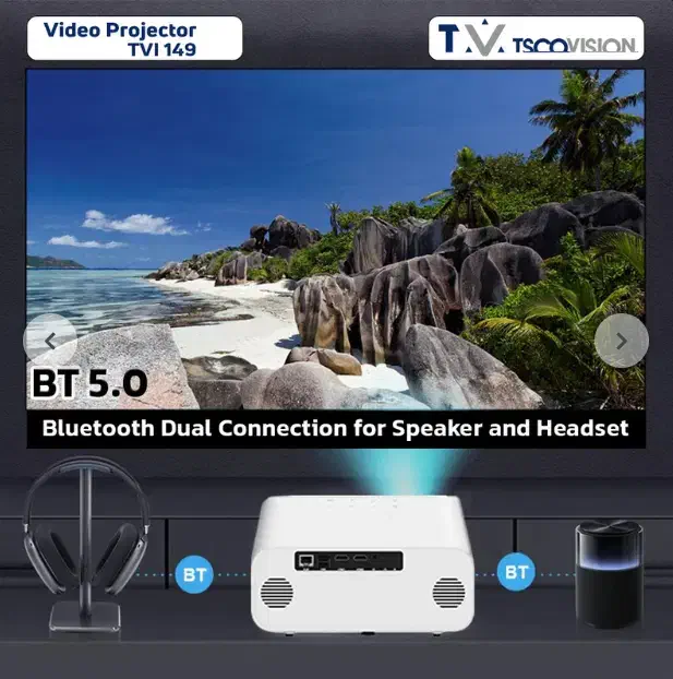 ویدیو پروژکتور تسکو مدل TVI 149|تلویزیون و پروژکتور|کرج, گلشهر|دیوار