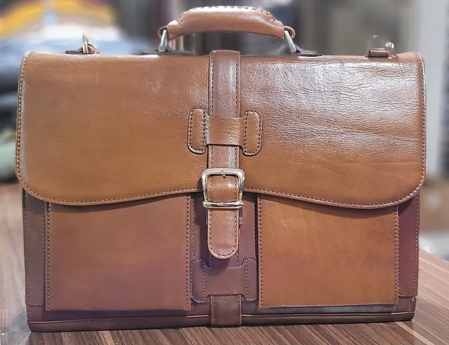 کیف چرم اداری|کیف، کفش، کمربند|الشتر, |دیوار