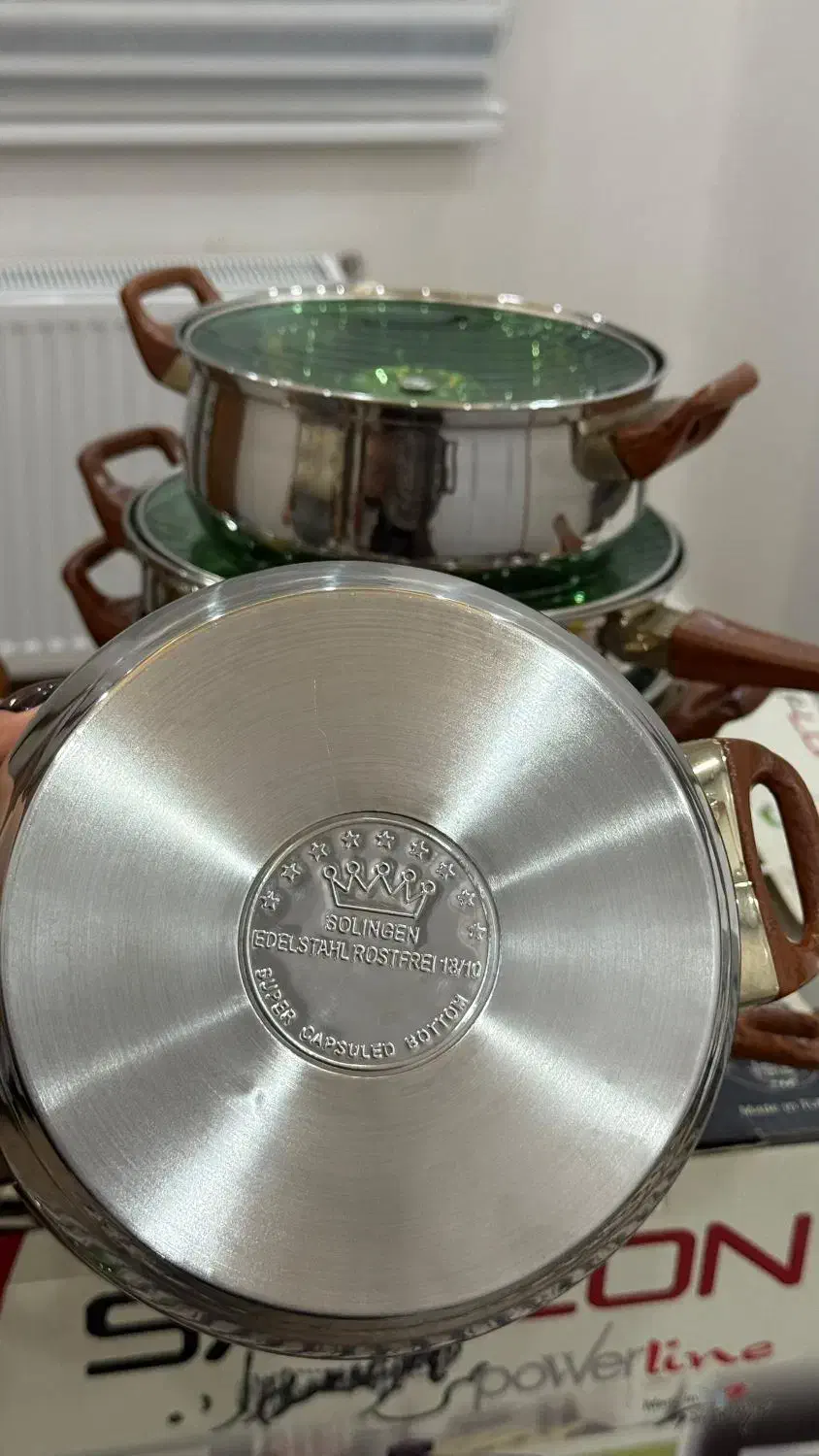 سرویس قابلمه استیل ترک|ظروف پختوپز|ماکو, |دیوار