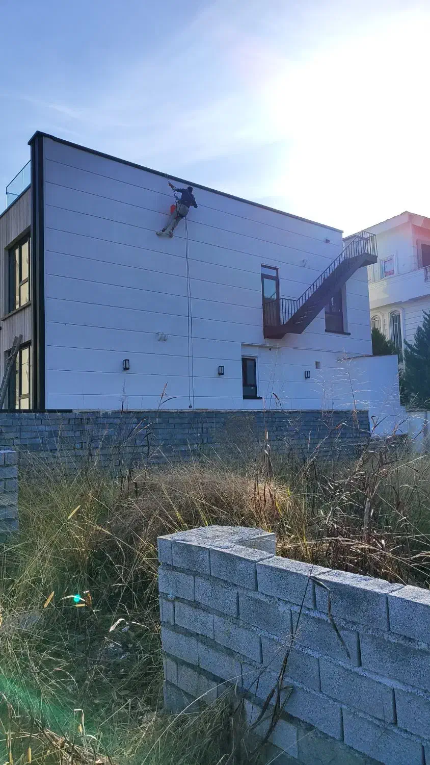 ابندی عایق کاری پیچ رولپلاک با راپل بندباز طناب|خدمات پیشه و مهارت|رشت, صفاری|دیوار