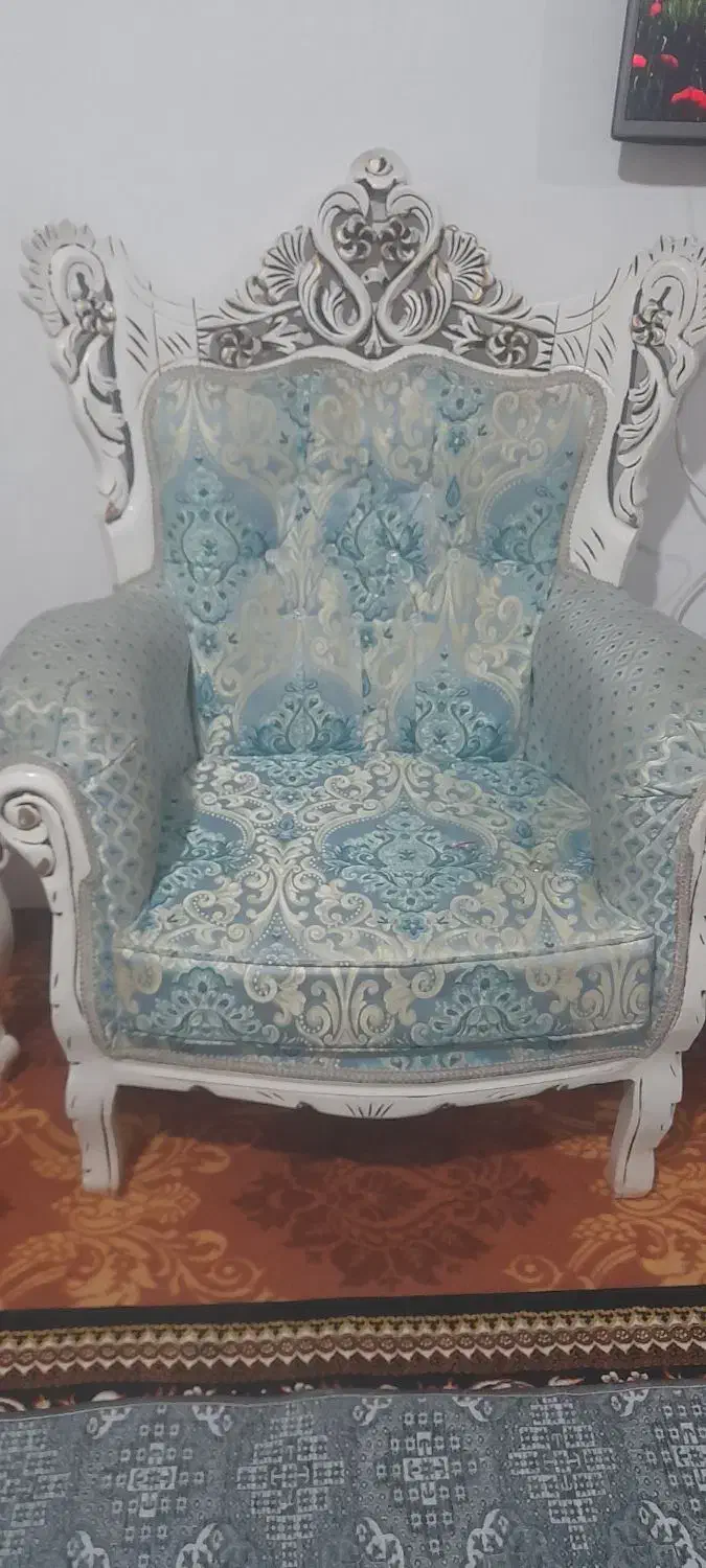 مبل سلطنتی ۹نفره|مبلمان خانگی و میز عسلی|پاکدشت, خاتون آباد|دیوار