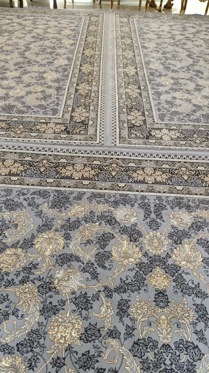 3تخته فرش افشان،12متری کاملا نو رنگ طوسی،700شانه|فرش|مشهد, سجاد شهر|دیوار