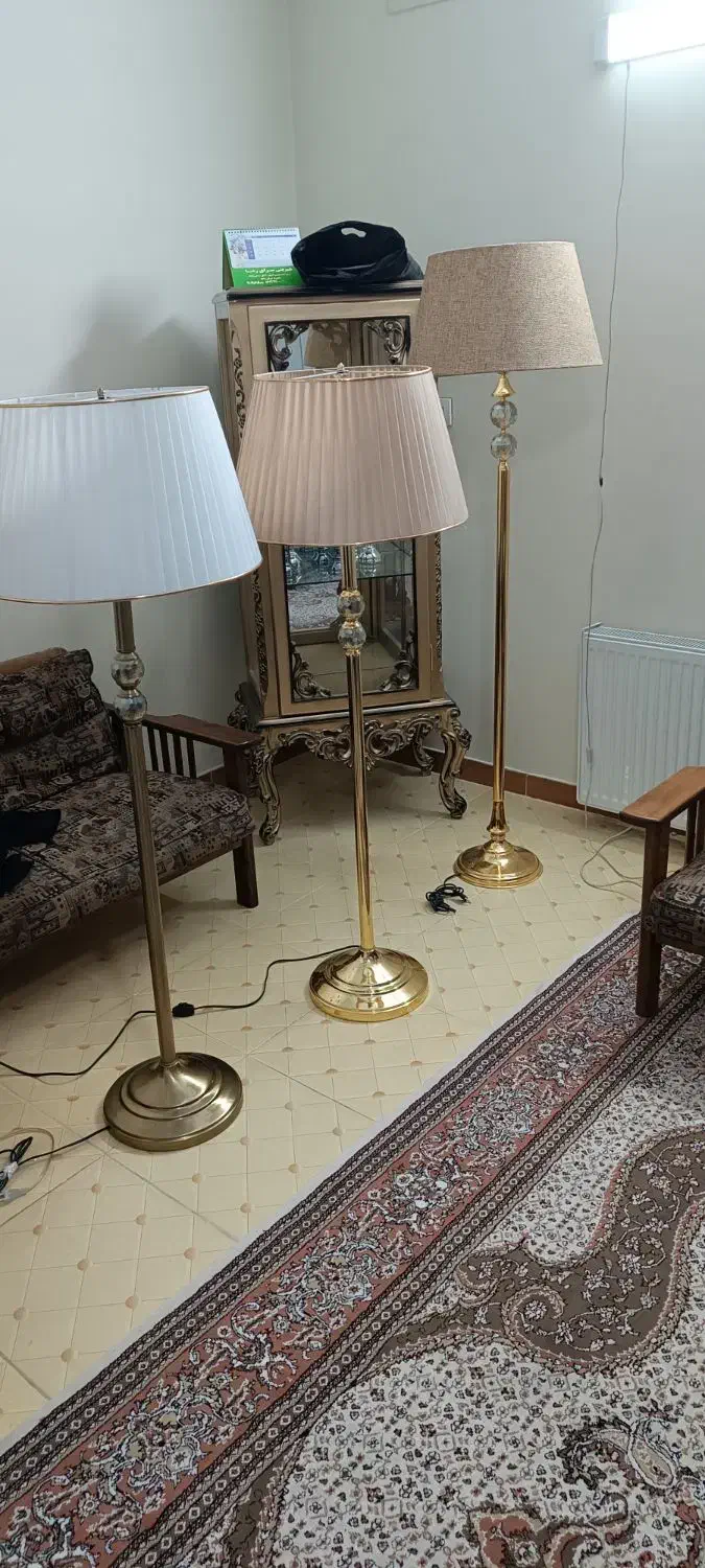 با سلام سه عدد آباژور نو|چراغ خواب و آباژور|تهران, جوادیه تهرانپارس|دیوار