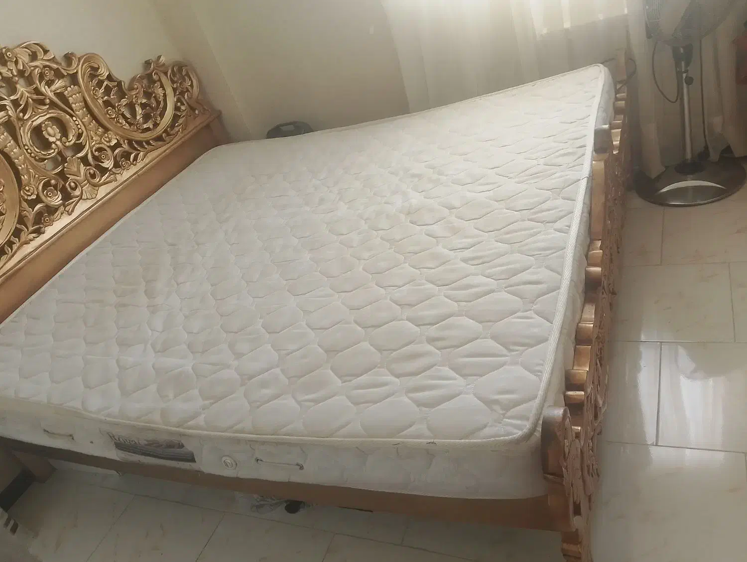 سرویس خواب دونفر همراه با تشک جک|تخت و سرویس خواب|پرند, فاز ۶|دیوار