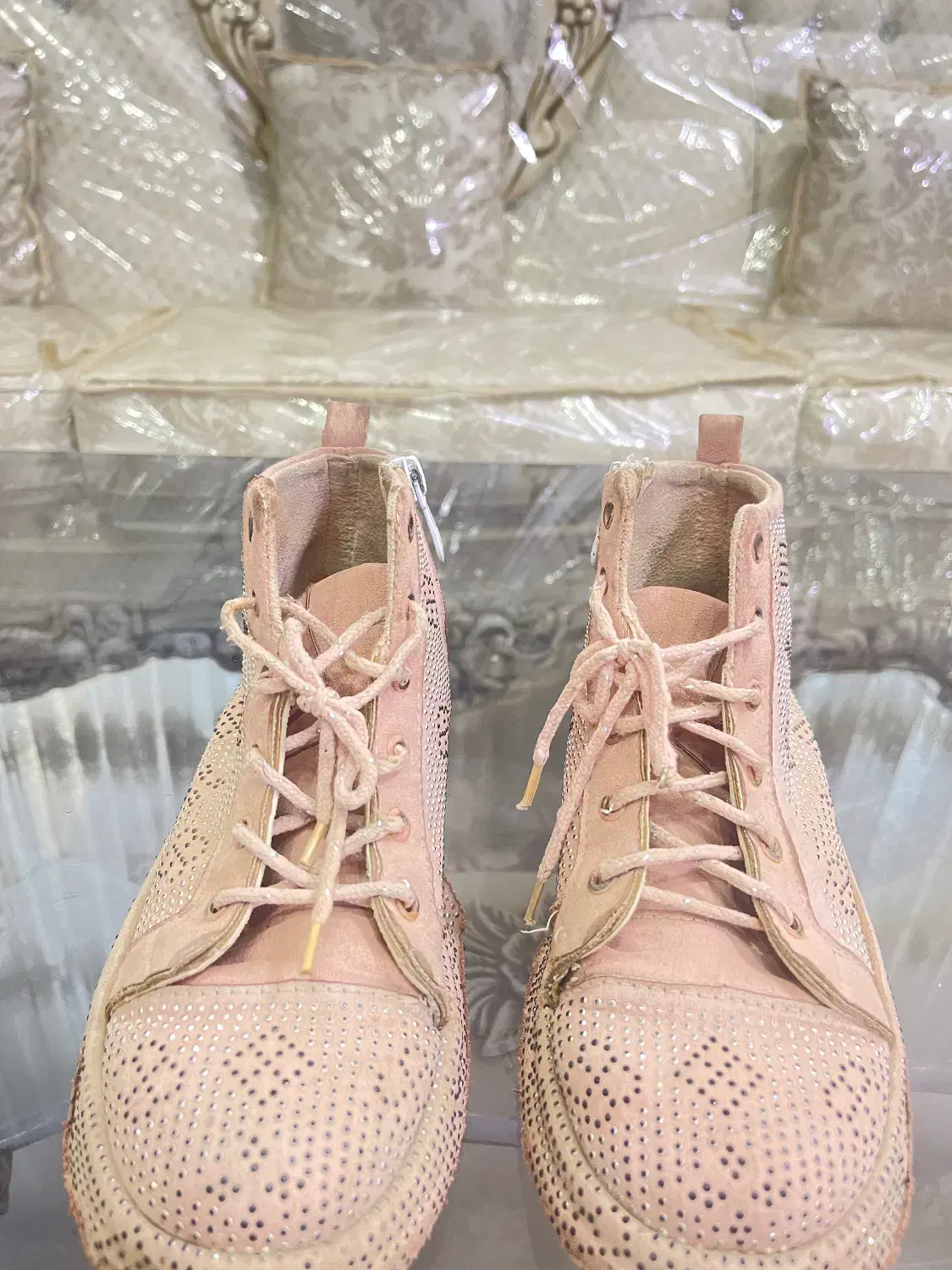 پوت دخترانه سایز ۳۵ فقط ۱۵۰|کفش و لباس بچه|جوانرود, |دیوار