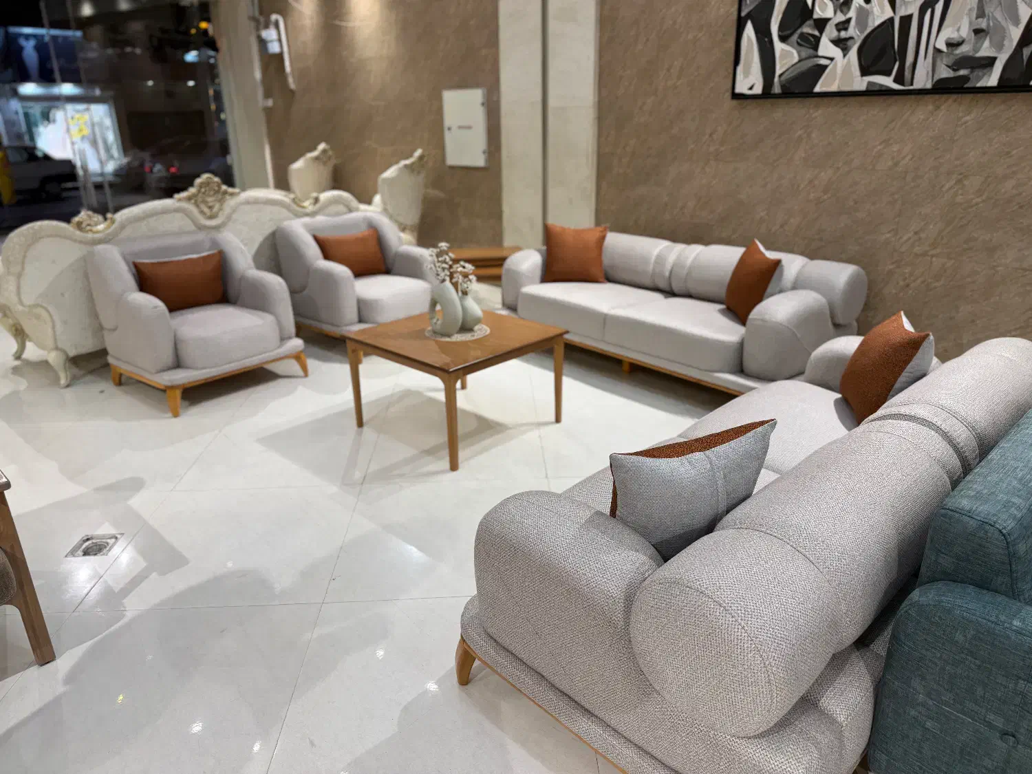 مبل لوتوس ۳۶ ماهه با سفته یا چک یا بازنشسته|مبلمان خانگی و میز عسلی|تهران, شهرک چیتگر|دیوار