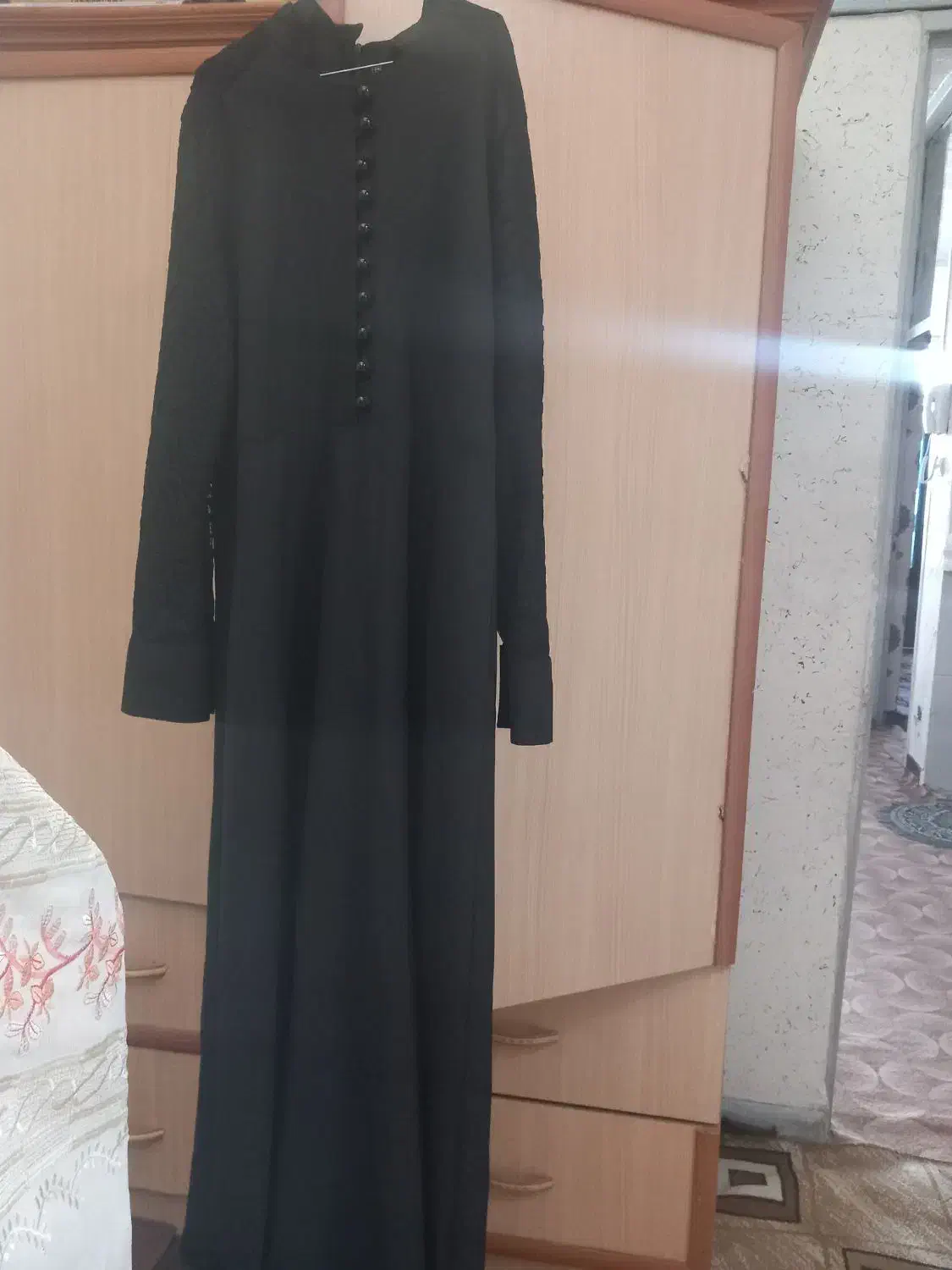 مانتو بلند مشگی مجلسی آستین کیپور|لباس|اصفهان, هوانیروز|دیوار