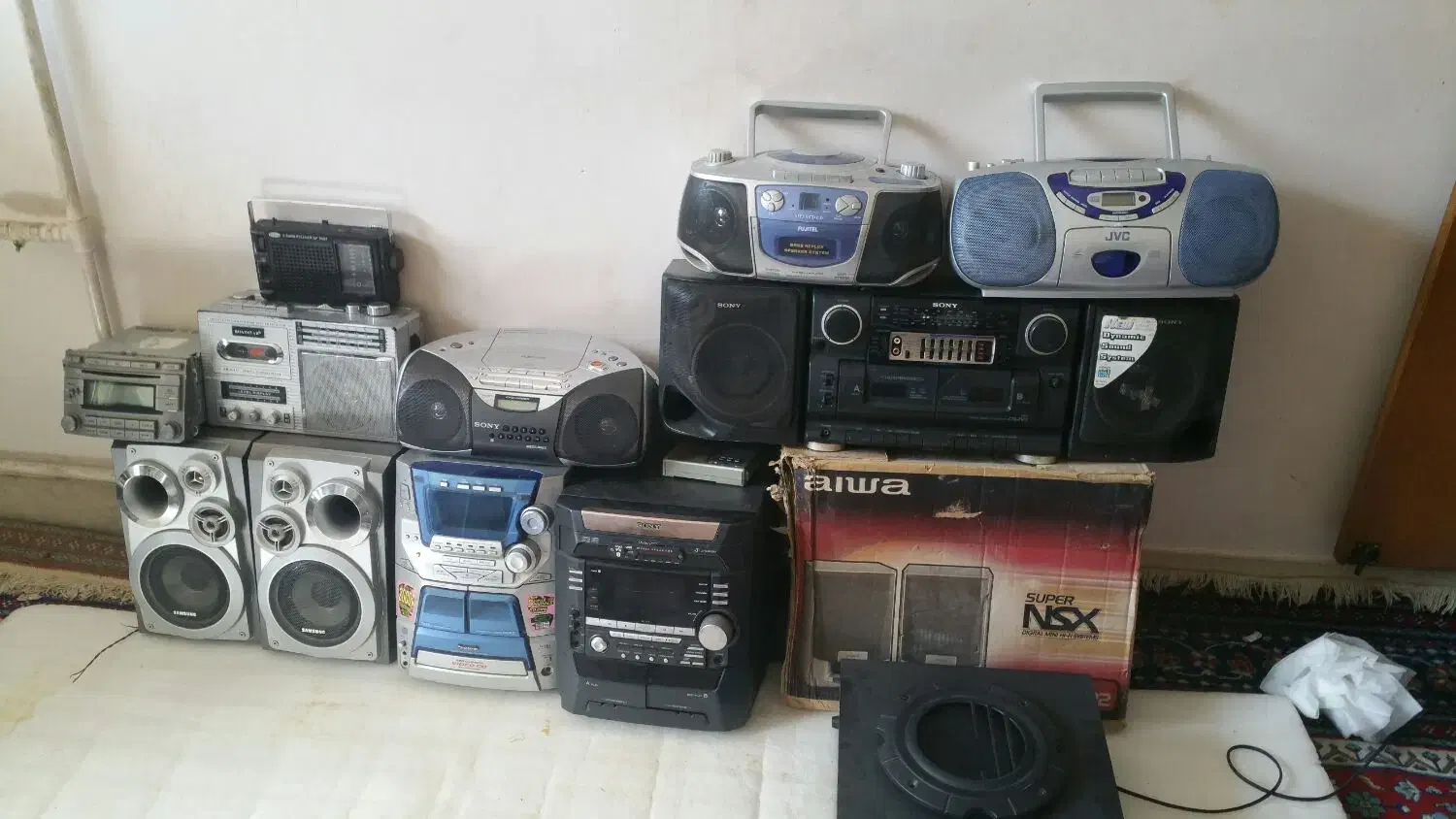 ۳عددباند.امپلی فایر با رادیو ضبط|سیستم صوتی خانگی|شیراز, شهرک مطهری|دیوار