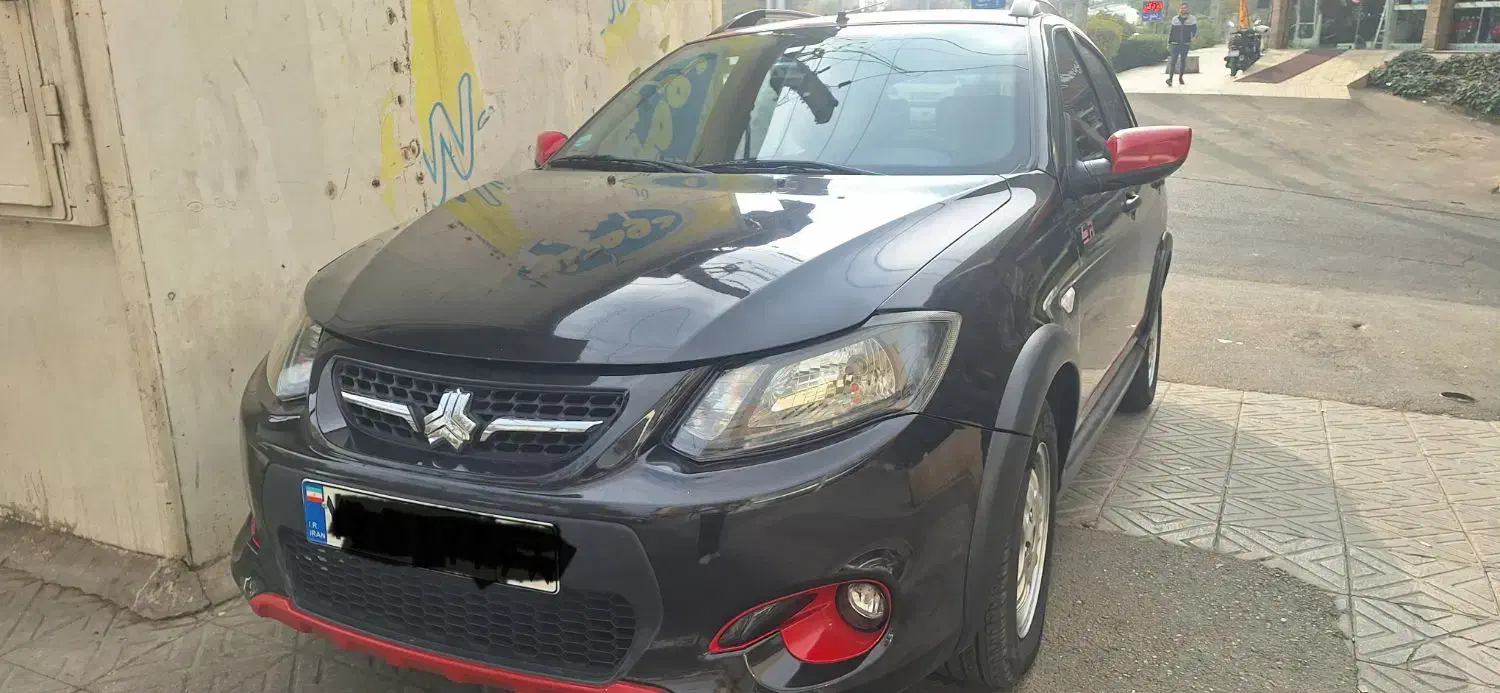 کوییک R آر مشکی قرمز با رینگ مدل 401|خودرو سواری و وانت|تهران, شهرک صدرا|دیوار