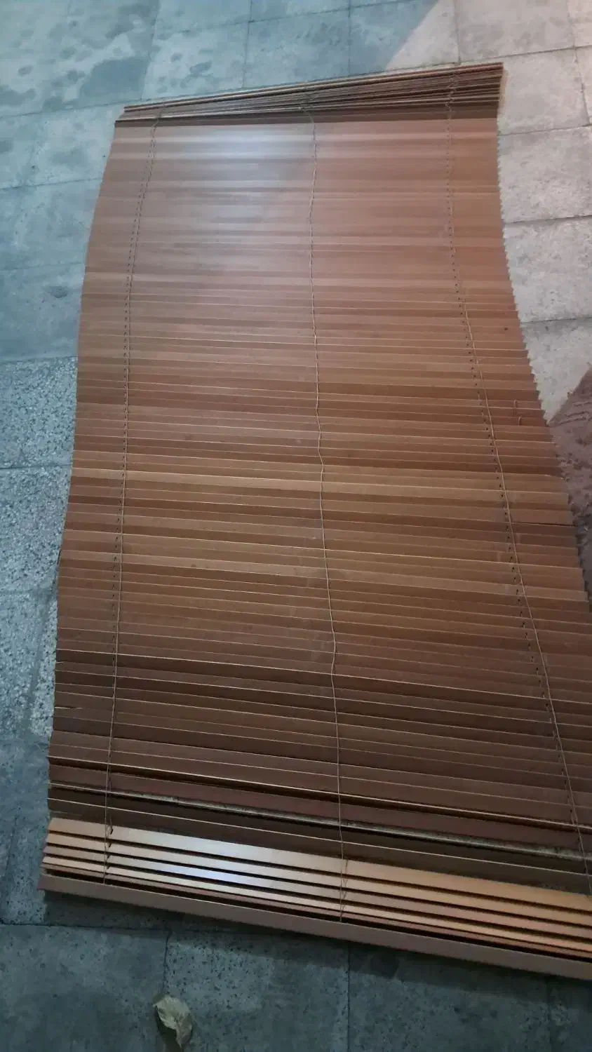 پرده کرکره ای چوبی|پرده، رانر، رومیزی|مشکیندشت, |دیوار