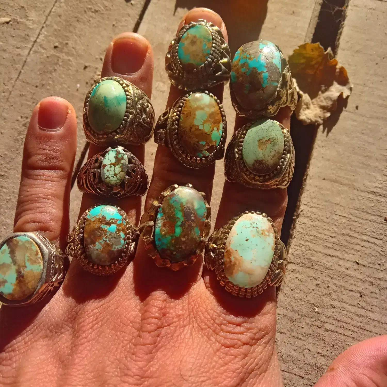 انگشتر فیروزه نیشابور فقط ۴۰۰|جواهرات|رباطکریم, نوده|دیوار