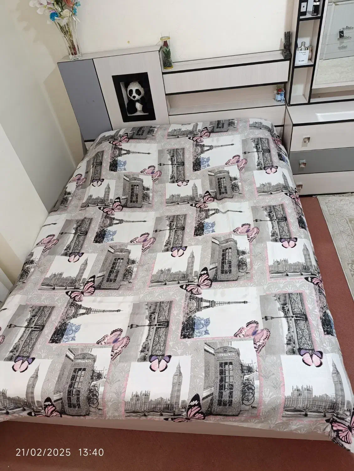 تخت دو نفره ام دی اف|تخت و سرویس خواب|تویسرکان, |دیوار