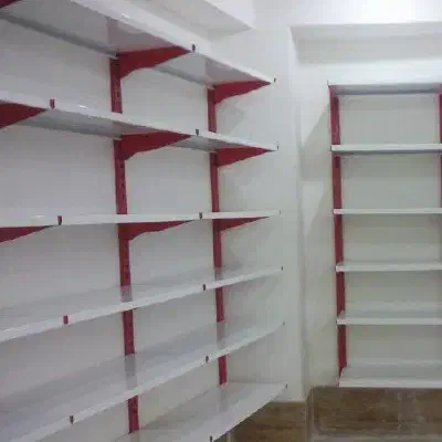 شلف طبقه/کار کرده|کتابخانه، شلف، قفسه‌های دیواری|نورآباد, |دیوار