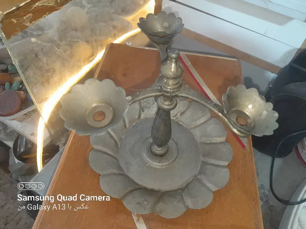 شمدان ۳ شاخه|کلکسیون اشیاء عتیقه|اهواز, کیانپارس |دیوار