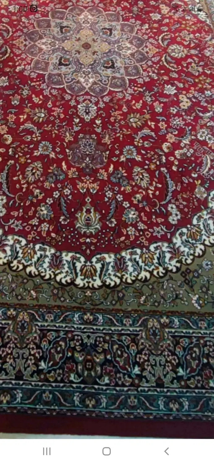 دوتخته فرش شش متری تمام نخ اکرلیک ۱۲۰۰شانه|فرش|تهران, باشگاه نفت|دیوار
