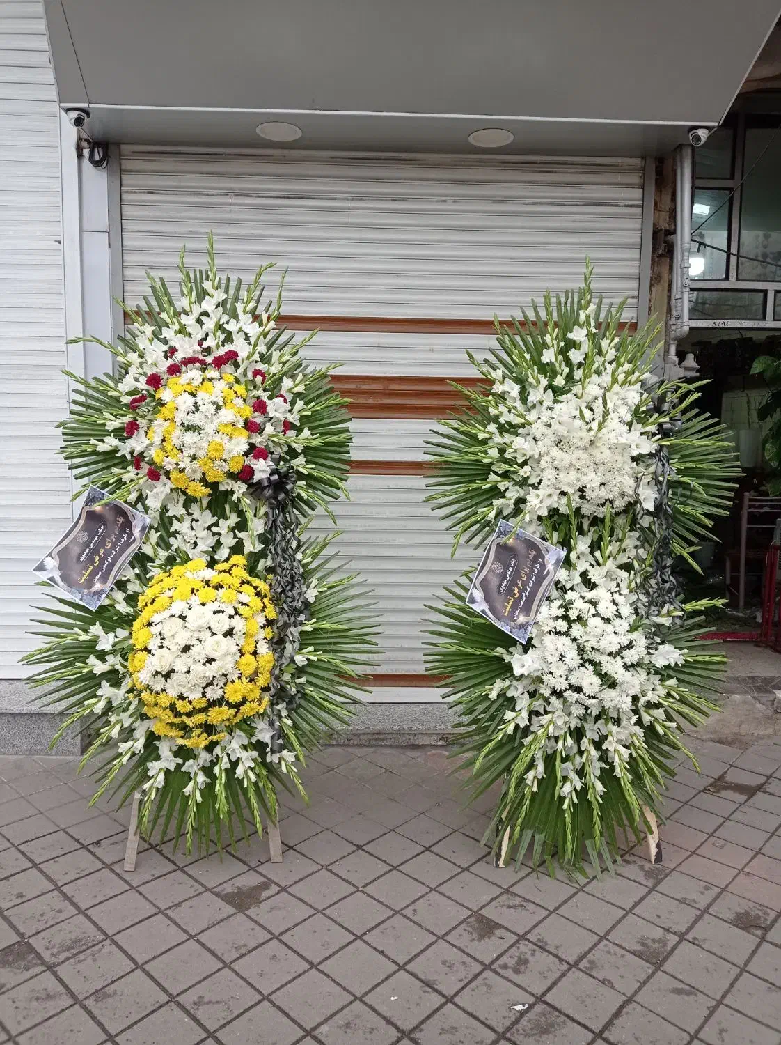 تاج گل ترحیم|گل و گیاه طبیعی|اردبیل, |دیوار