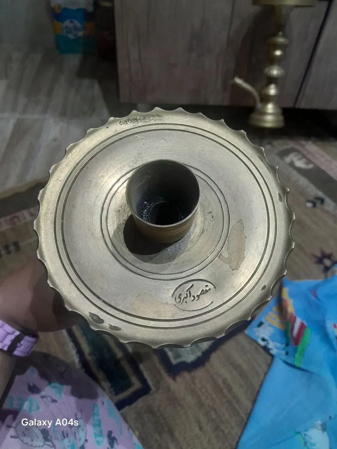 قلیان برنجی قدیمی|کلکسیون اشیاء عتیقه|فردیس, قریشی|دیوار