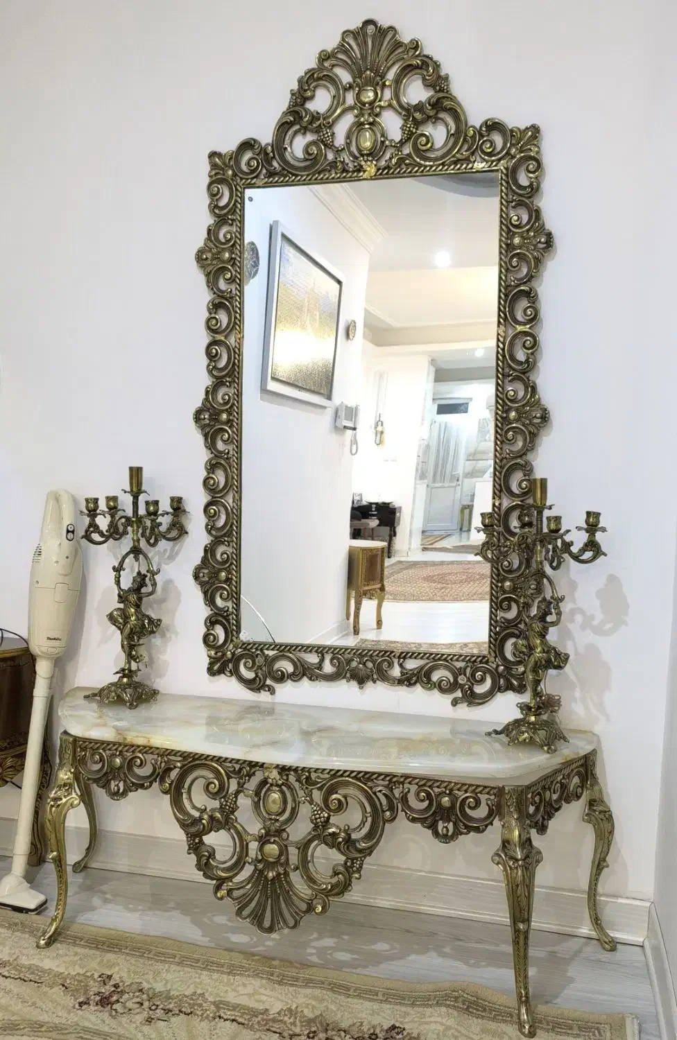 آینه کنسول سلطنتی|بوفه، ویترین، کنسول|ارومیه, |دیوار