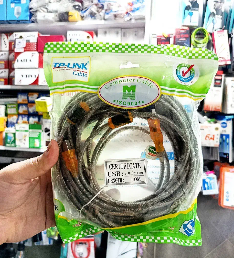 کابل پرینتر۱۰متری تی پی لینک قیمت قدیم ۳۶۵ ت|قطعات و لوازم جانبی رایانه|قم, نیروگاه|دیوار