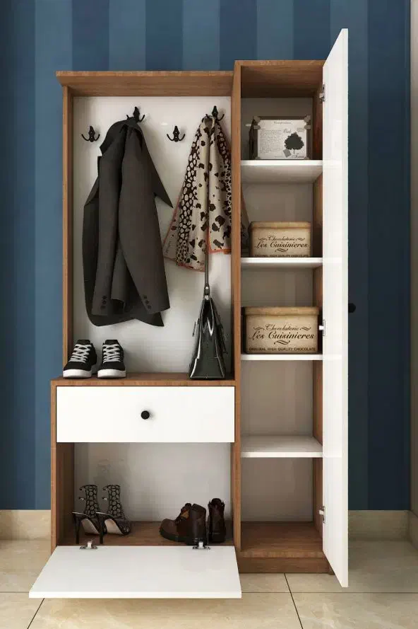 رختکن و جاکفشی با آینه قدی کشو دار|جاکفشی، کمد، دراور|تهران, شهرک غرب|دیوار