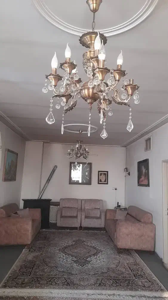 لوستر ۵ شاخه یک جفت|لوستر و چراغ آویز|صفادشت, |دیوار