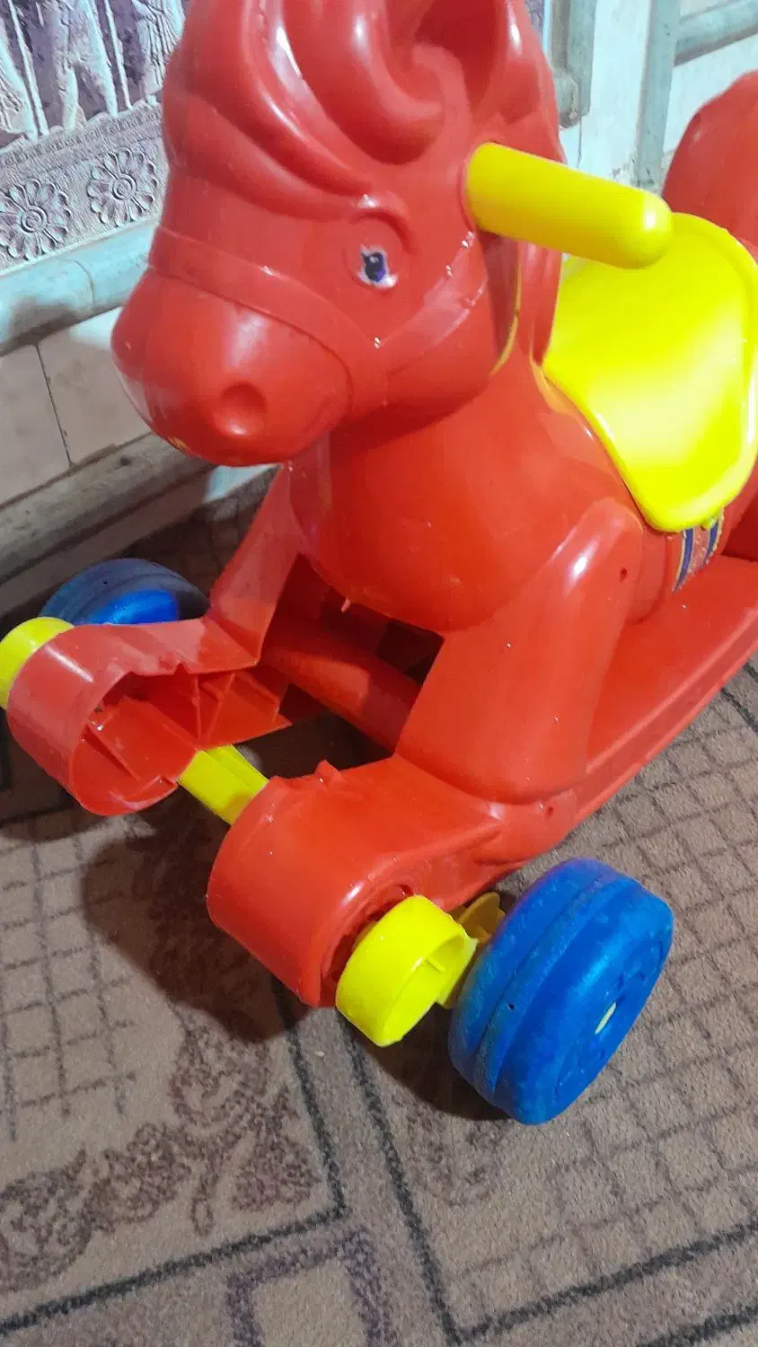 چهار چرخ قابل تبدیل به الاکلنگ|اسباب‌بازی بچه|اسدآباد, |دیوار