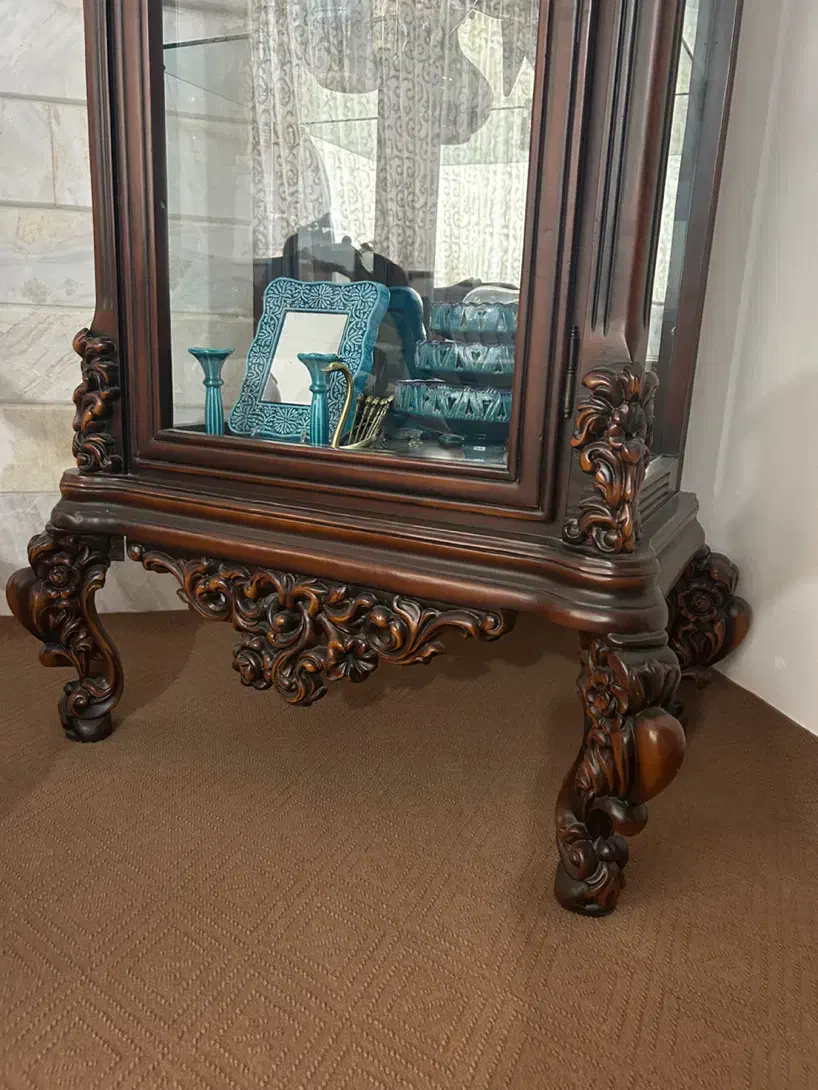 ویترین چوب راش|بوفه، ویترین، کنسول|قم, سالاریه|دیوار