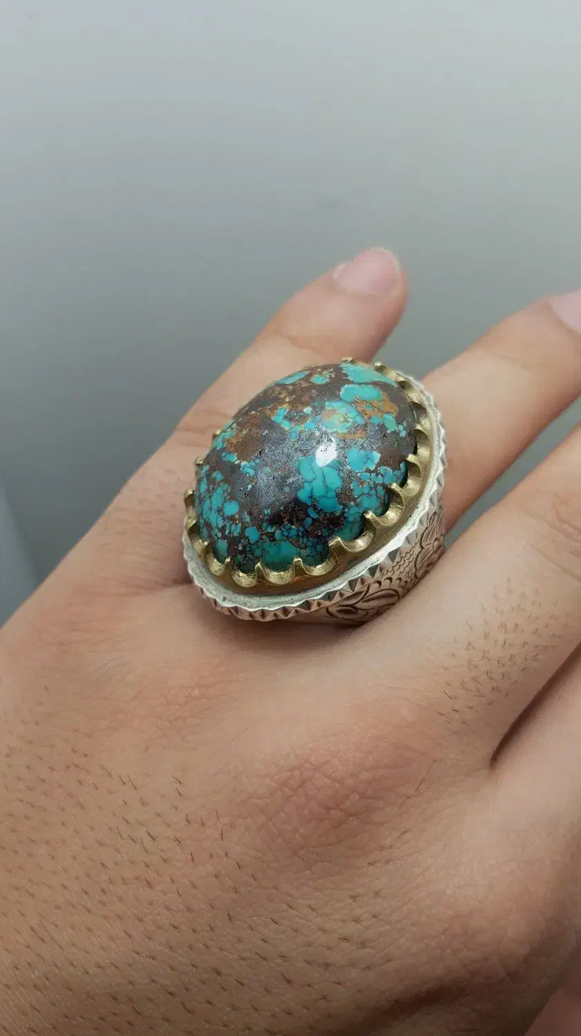 انگشتر نقره دست‌ساز|جواهرات|پرند, فاز ۲|دیوار