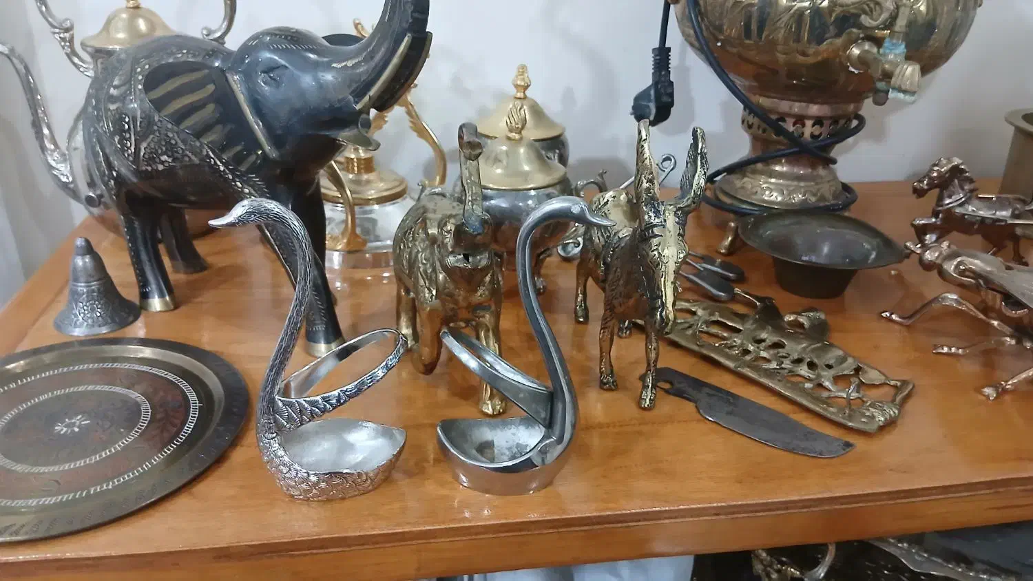 وسایل برنزی قدیمی|کلکسیون اشیاء عتیقه|تهران, شکوفه (عبدل آباد)|دیوار