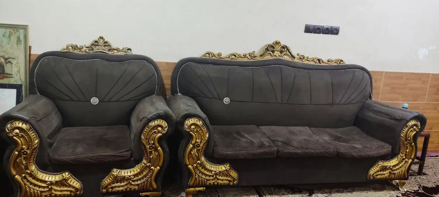 مبل سلطنتی|مبلمان خانگی و میز عسلی|مسجد سلیمان, |دیوار