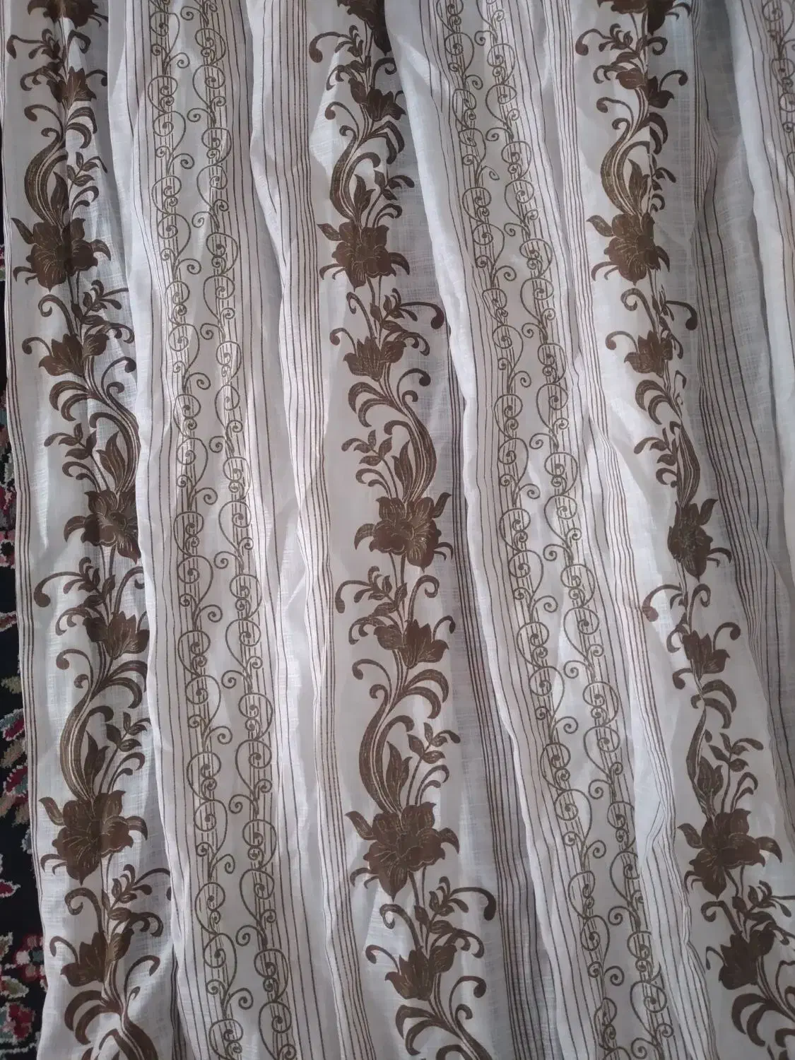 پرده سالن با والان|پرده، رانر، رومیزی|بروجرد, |دیوار