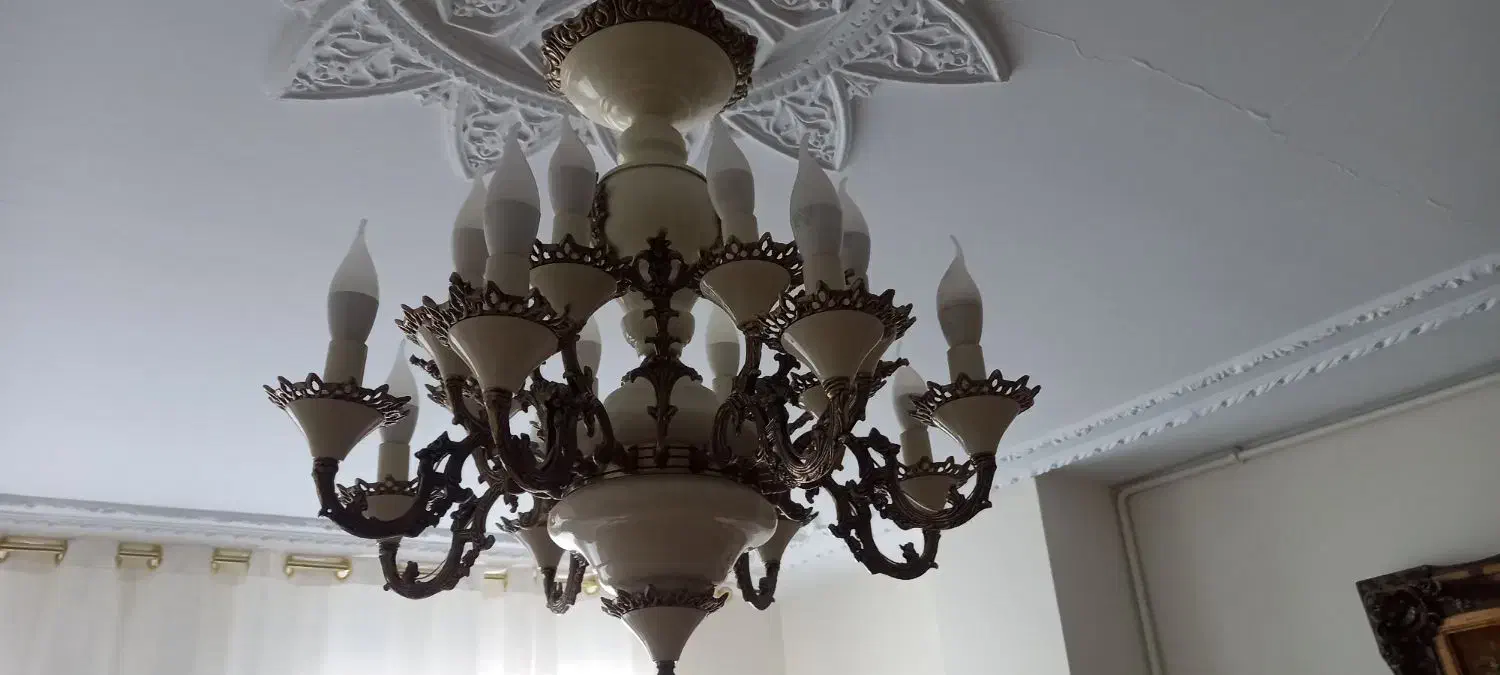 لوستر برنز|لوستر و چراغ آویز|شهریار, شهریار|دیوار