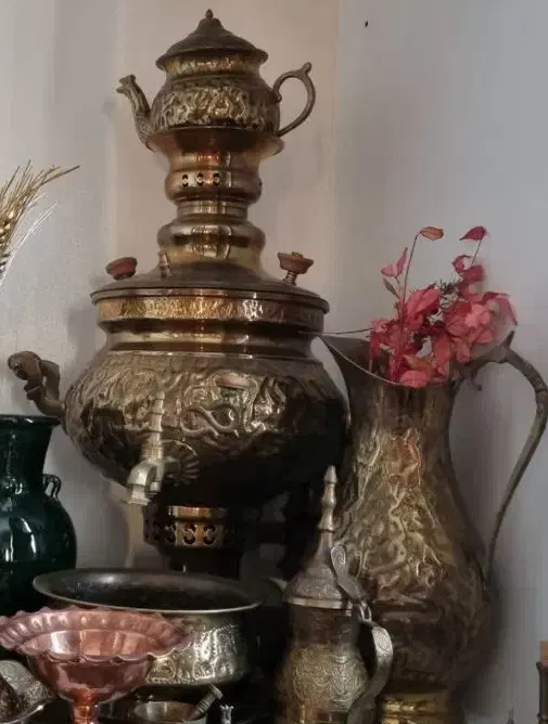 سماور برنجی|سماور، چای‌ساز، قهوه‌ساز|قزوین, |دیوار