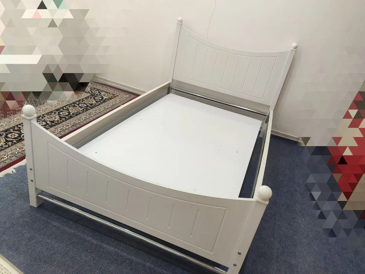 تخت خواب یک و نیم نفره عرض 120 سانت|تخت و سرویس خواب|بندر امام خمینی, |دیوار